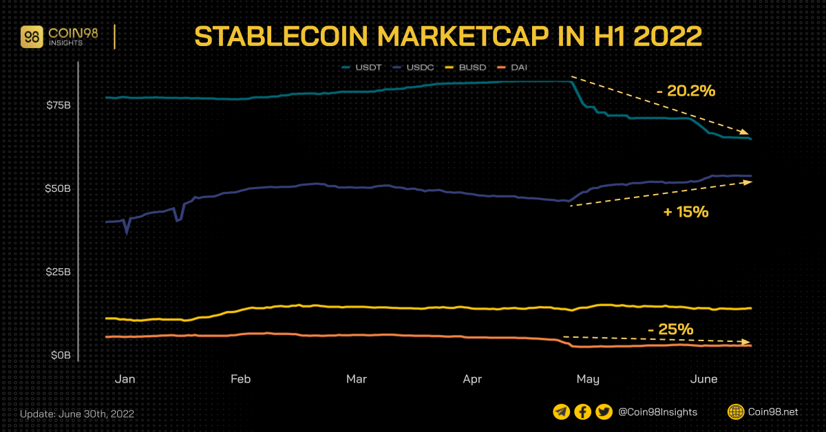 stablecoin cap h1 2022